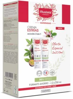 Duplo Crema Estrías · Mustela · 2x250 Ml