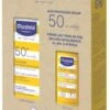 Pack Leche Solar Muy Alta Protección SPF50+ Y Stick Solar Alta Protección SPF50 · Mustela