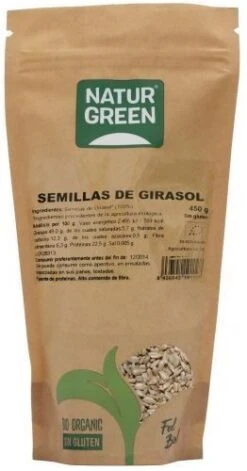 Semillas De Girasol Bio · Naturgreen · 450 Gramos