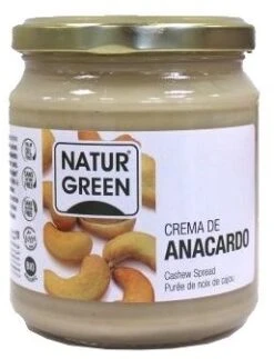Crema De Anacardo Bio · Naturgreen · 250 Gramos
