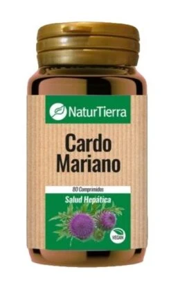 Cardo Mariano · NaturTierra · 80 Comprimidos