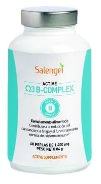 Active Omega 3 B-Complex · Salengei · 60 Perlas