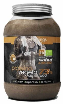 Proteína Vegetal Eco 73% - Sabor Cacao · Energy Feelings · 1.500 Gramos