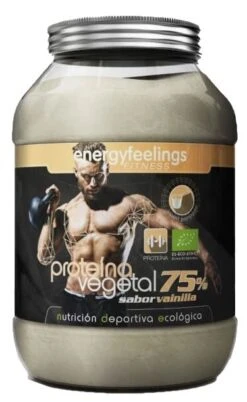 Proteína Vegetal Eco 75% - Sabor Vainilla · Energy Feelings · 1.500 Gramos
