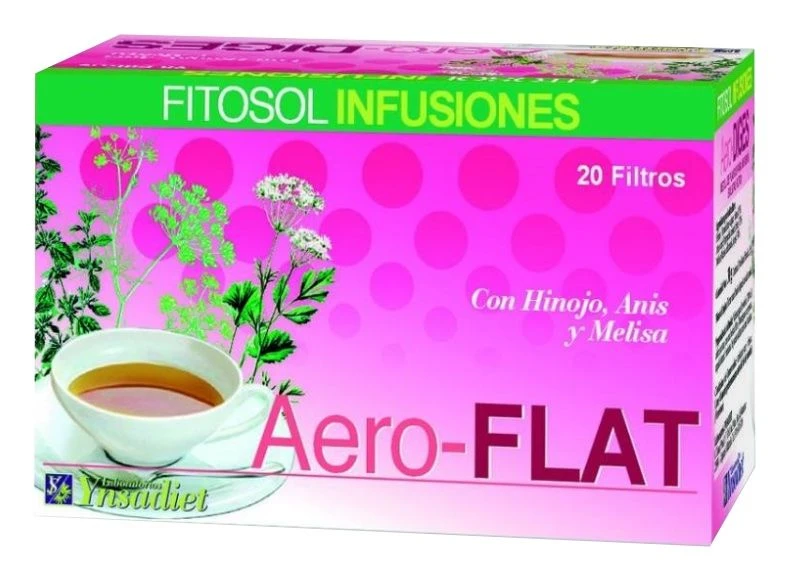 Fitosol Infusión Aero-FLAT · Ynsadiet · 20 Filtros