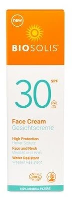 Crema Protección Solar Facial Antiedad SPF30 · Biosolis · 50 Ml