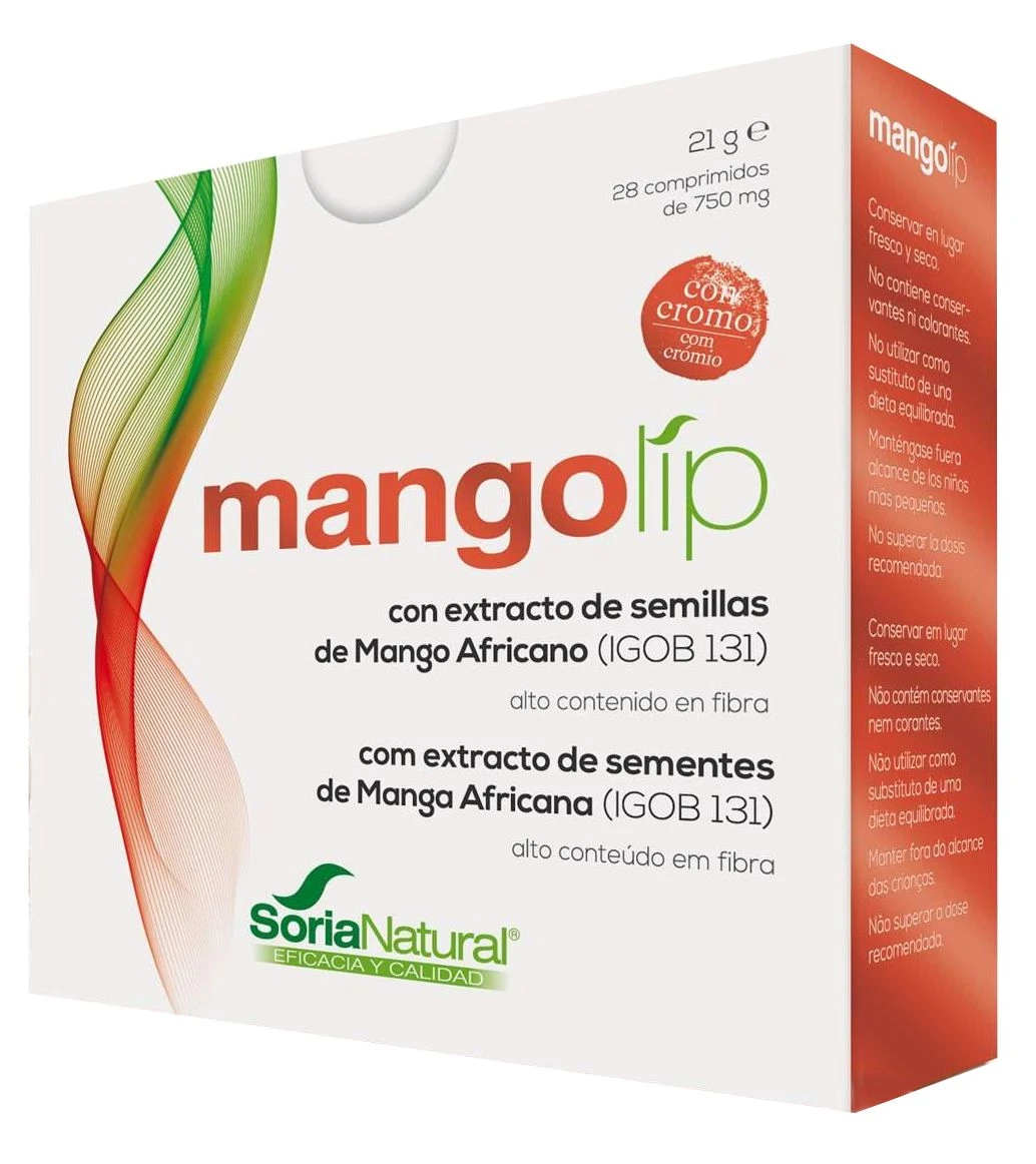 Mangolip · Soria Natural · 28 Comprimidos