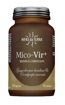 Mico-Vir+ · Hifas Da Terra · 70 Cápsulas