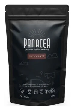 Panacea: Aislado De Proteína De Suero - Sabor Chocolate · Paleobull · 350 Gramos