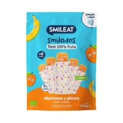 Smilados De Albaricoque Y Plátano · Smileat · 5x50 Gramos