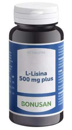 L-Lisina 500 Mg Plus · Bonusan · 60 Comprimidos
