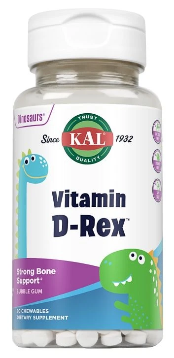 Vitamin D-Rex 400 UI · KAL · 90 Comprimidos Masticables