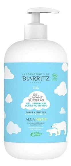Gel Limpiador Bebé · Alga Natis · 500 Ml