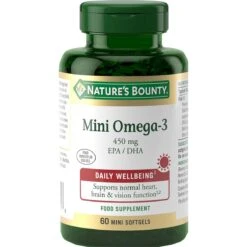 Mini Omega-3 · Nature's Bounty · 60 Perlas