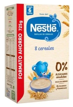 Nestlé® Papilla Para Bebés 8 Cereales · Nestlé · 725 Gramos