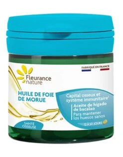 Aceite De Hígado De Bacalao · Fleurance Nature · 50 Cápsulas