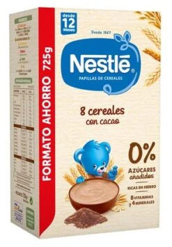Nestlé® Papilla Para Bebés 8 Cereales Con Cacao · Nestlé · 725 Gramos [Caducidad 05/2025]