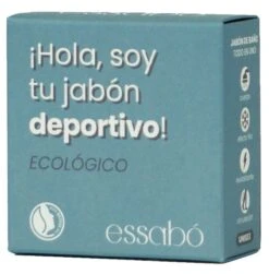 Pastilla De Jabón Deportivo Bio · Essabó · 120 Gramos