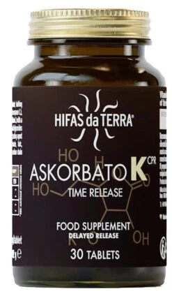 Askorbato K Liberiación Sostenida · Hifas Da Terra · 30 Comprimidos
