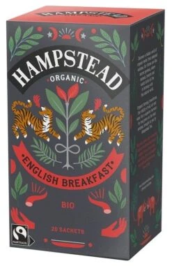 Té Negro English Breakfast · Hampstead Organic · 20 Filtros