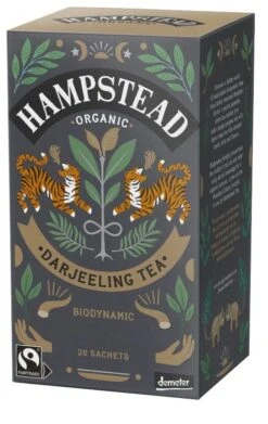 Té Negro Darjeeling · Hampstead Organic · 20 Filtros