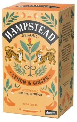 Infusión De Limón Y Jengibre · Hampstead Organic · 20 Filtros