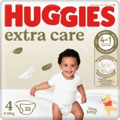 Pañales Para Bebé Extra Care Talla 4 · Huggies · 33 Unidades