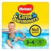 Pañal Bañador Desechable Little Swimmers Talla 3-4 · Huggies · 12 Unidades