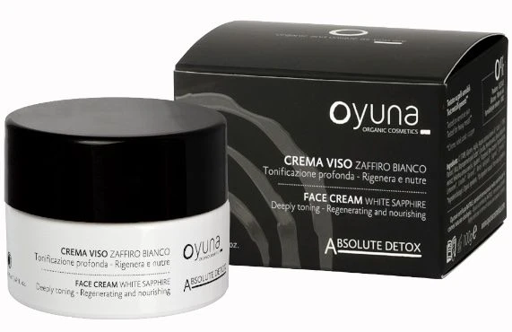 Crema Facial Detox Zafiro Blanco · Oyuna · 50 Ml