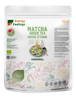 Té Verde Matcha Ceremonial Eco · Energy Feelings · 100 Gramos