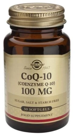 Coenzima Q10 100 Mg · Solgar · 30 Cápsulas Blandas