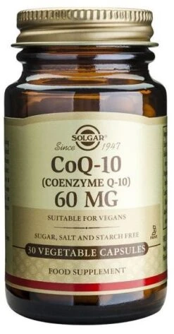 Coenzima Q10 60 Mg · Solgar · 30 Cápsulas Vegetales