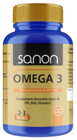 Omega 3 · Sanon · 100 Cápsulas