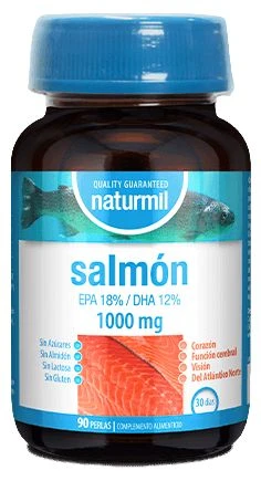 Aceite De Salmón 1.000 Mg · Naturmil · 90 Perlas