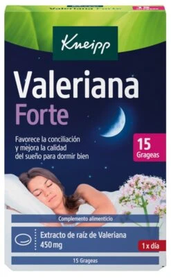 Valeriana Forte · Kneipp · 15 Grageas [Caducidad 07/2025]