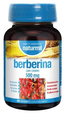 Berberina Con Cromo · Naturmil · 60 Comprimidos