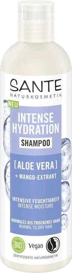 Champú Hidratación Intensa Con Aloe Bio · Sante · 250 Ml