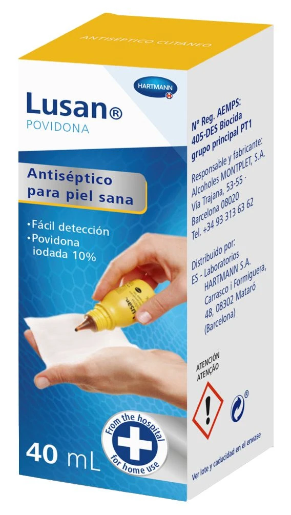 Lusan Povidona · Lusan · 40 Ml