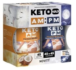 Keto Max AM:PM · Novity · 45+45 Comprimidos
