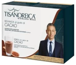Bebida Saciante Sabor Cacao · Tisanoreica · 4x31,5 Gramos