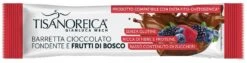 Barrita De Chocolate Negro Y Frutos Rojos · Tisanoreica · 35 Gramos