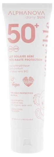 Leche Solar Bebé SPF50+ Daily Sun · Alphanova · 50 Ml