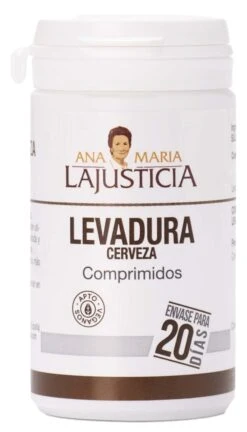 Levadura De Cerveza Con Germen De Trigo · Ana Maria LaJusticia · 80 Comprimidos