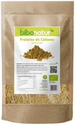 Proteína De Cáñamo En Polvo Bio · Bibonatur · 200 Gramos