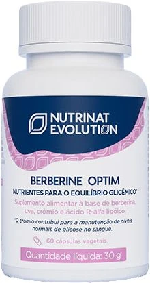 Berberine Optim · Nutrinat Evolution · 60 Cápsulas