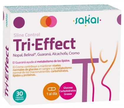 Sline Control Tri-Effect · Sakai · 30 Cápsulas