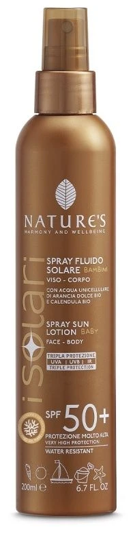 Spray Fluido Solar Infantil 50+ · ISolari · 200 Ml