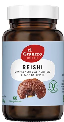 Reishi Plus · El Granero Integral · 60 Cápsulas