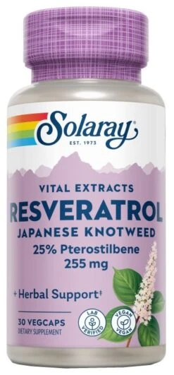 Super Resveratrol · Solaray · 30 Cápsulas
