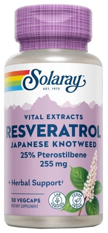 Super Resveratrol · Solaray · 30 Cápsulas